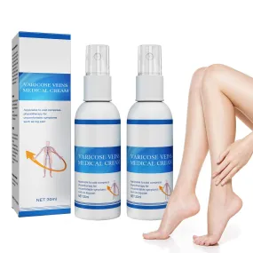 2PCS 30ML Varicose Treatment Spray, Herbal Vein Healing Varicose Veins Soothing Spray,Varicose Veins Miracle Spray,Varicose Veins Cream Improves Micro-Circulation A