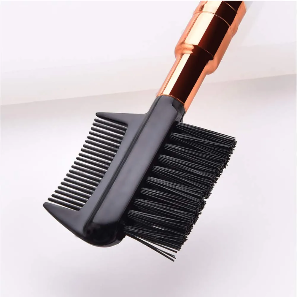 3 Pcs Two in One Brushes, Mascara Brushes, Makeup Eyebrow Brush & Eyelash Comb, Eyebrow Eyelash Dual-Comb Extension - Beauty Cosmetic Tool for Professional and Travel