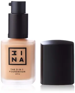 3INA MAKEUP - Multifunctional Foundation Primes and Conceals - Medium Coverage - Natural Matte Finish - Long Lasting & Hydrating Formula - Vegan - The 3 in 1 Foundation 211 Natural Beige