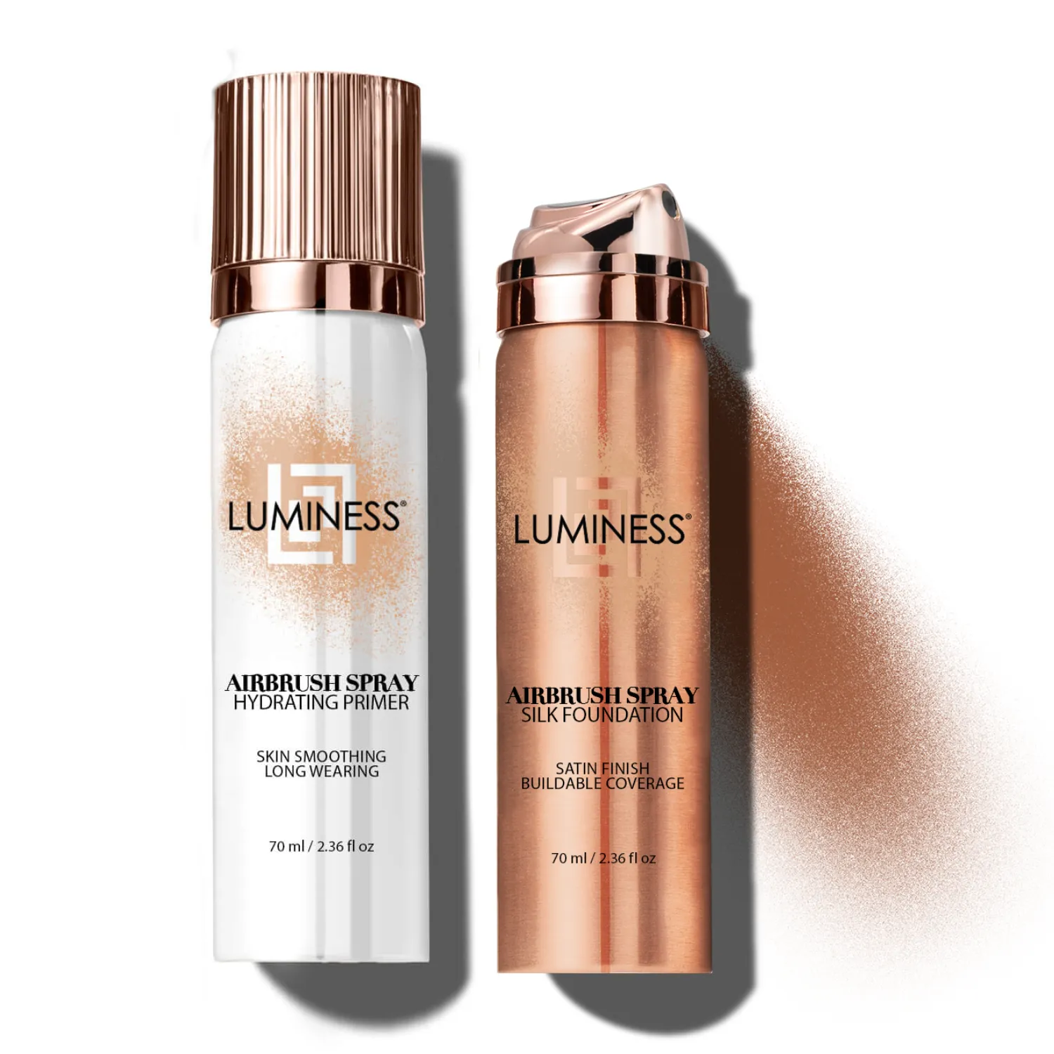 Airbrush Spray Silk Foundation & Hydrating Primer Kit