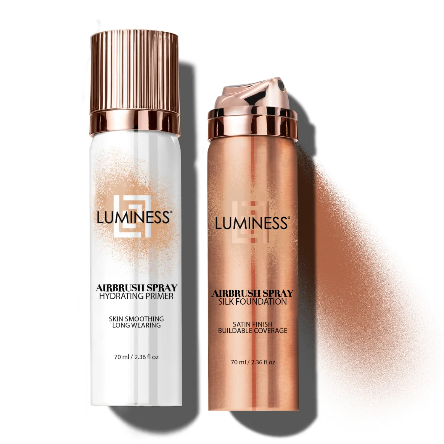 Airbrush Spray Silk Foundation & Hydrating Primer Kit