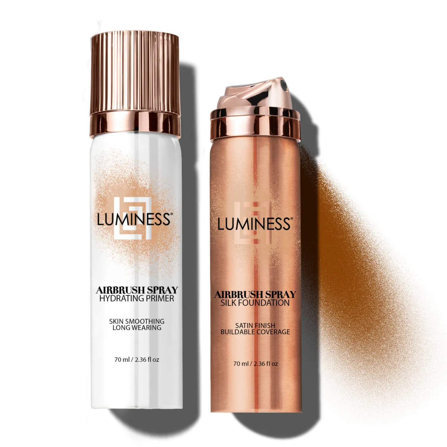 Airbrush Spray Silk Foundation & Hydrating Primer Kit