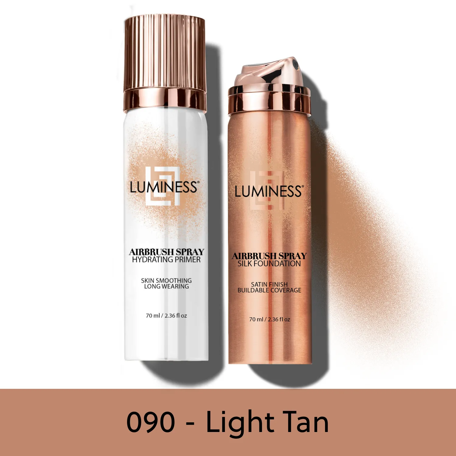Airbrush Spray Silk Foundation & Hydrating Primer Kit