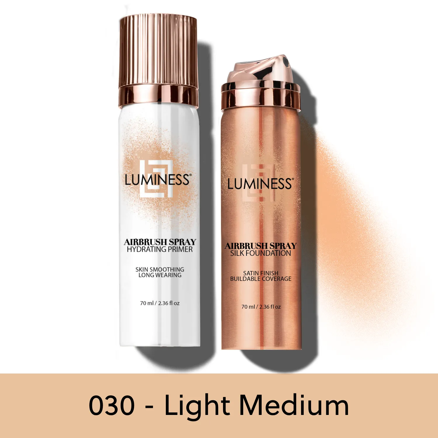 Airbrush Spray Silk Foundation & Hydrating Primer Kit
