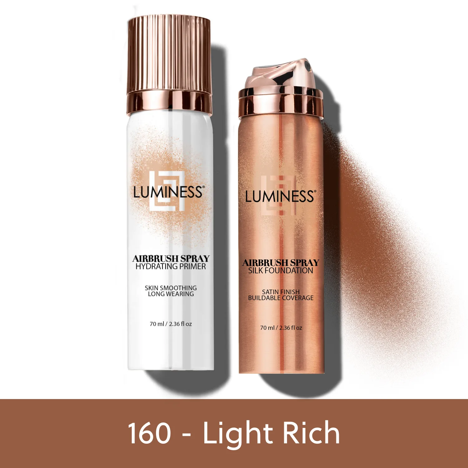 Airbrush Spray Silk Foundation & Hydrating Primer Kit