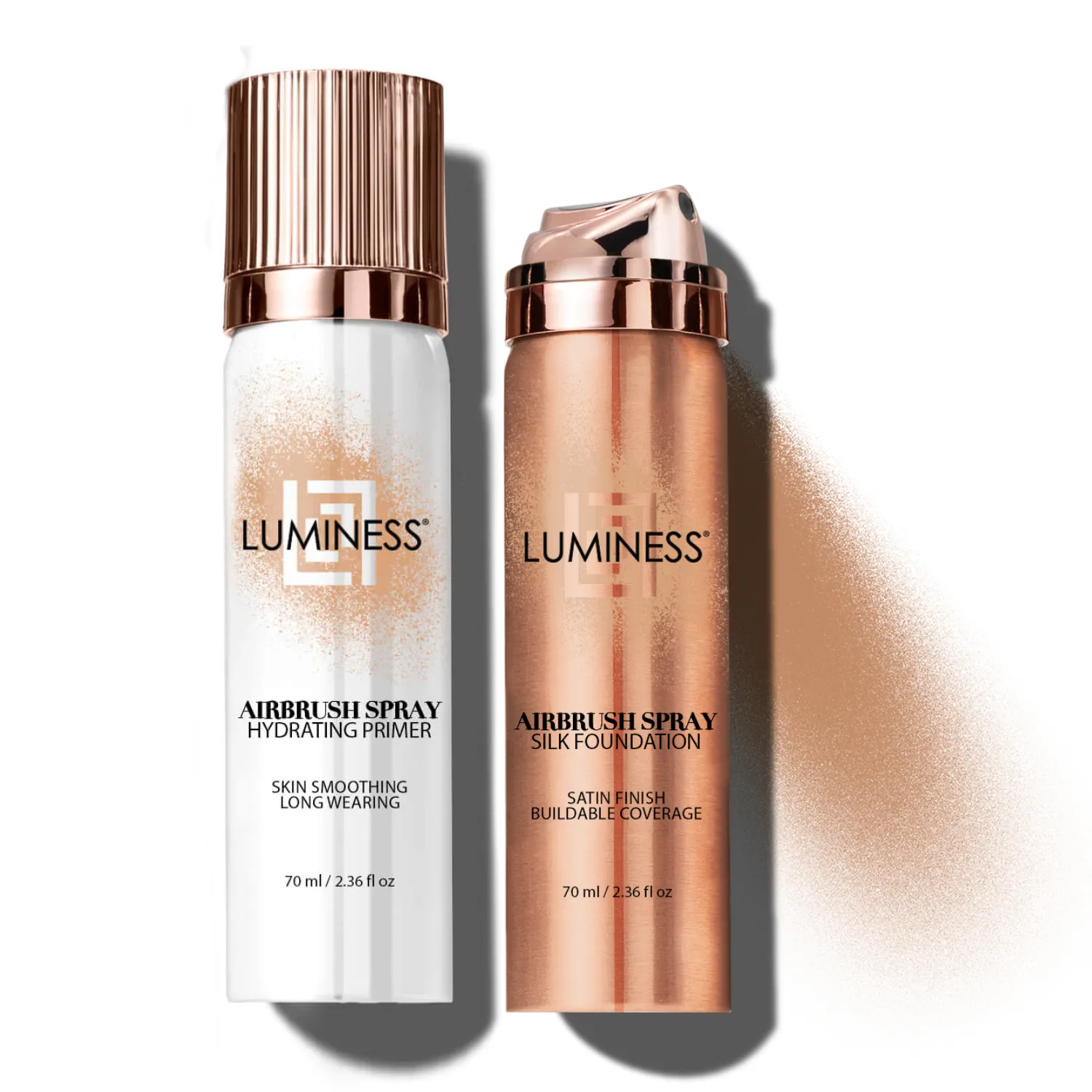 Airbrush Spray Silk Foundation & Hydrating Primer Kit