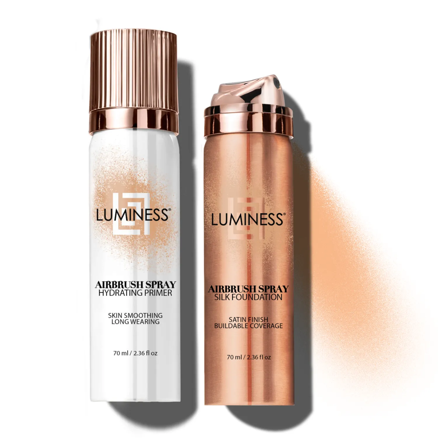 Airbrush Spray Silk Foundation & Hydrating Primer Kit