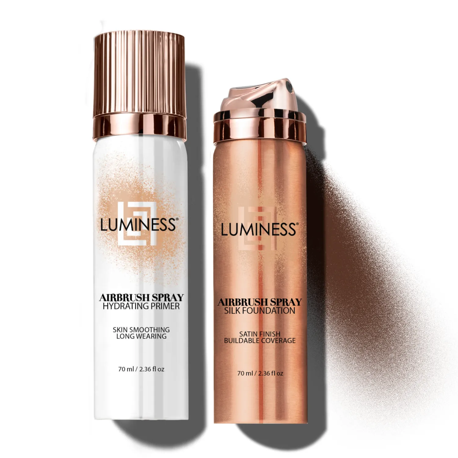 Airbrush Spray Silk Foundation & Hydrating Primer Kit
