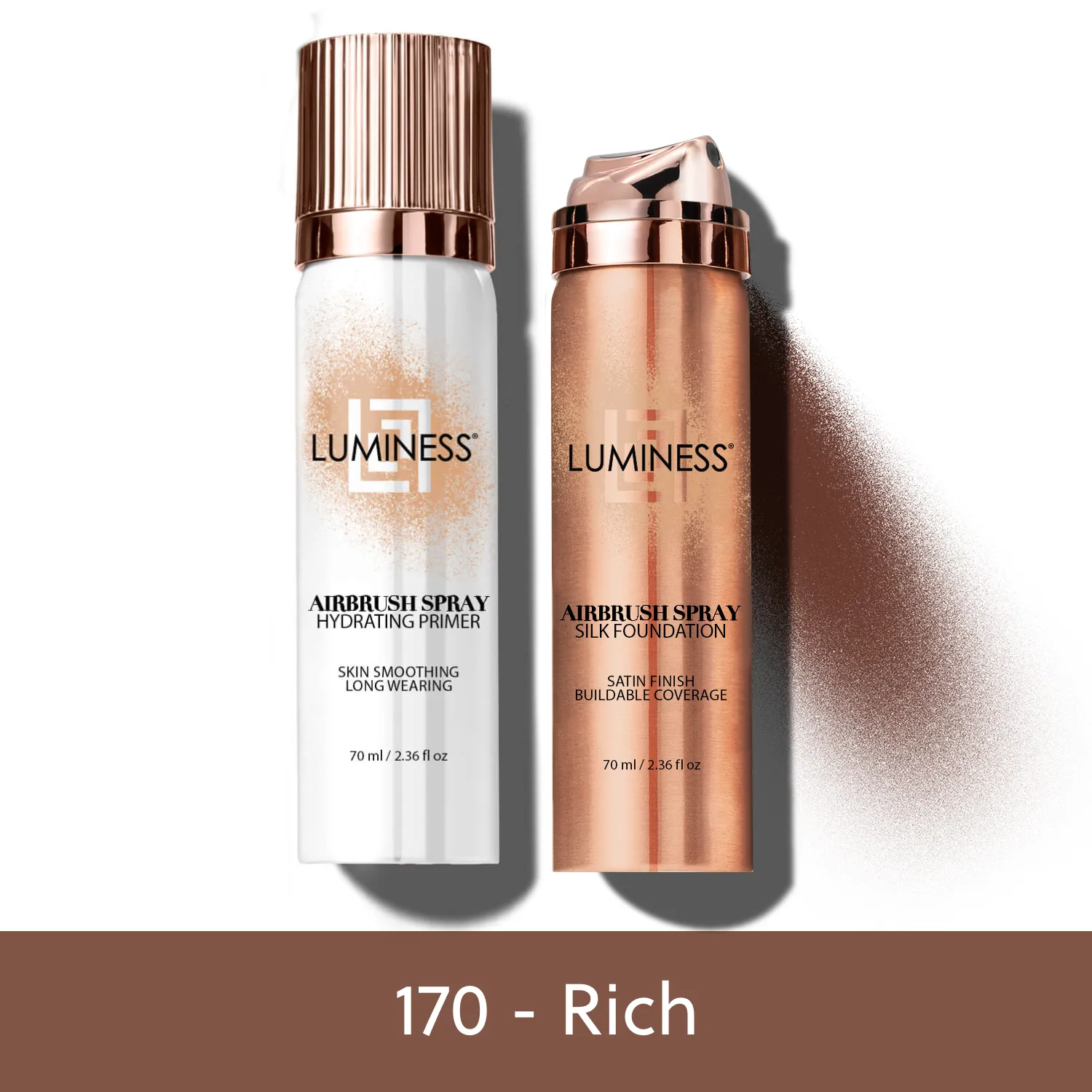 Airbrush Spray Silk Foundation & Hydrating Primer Kit