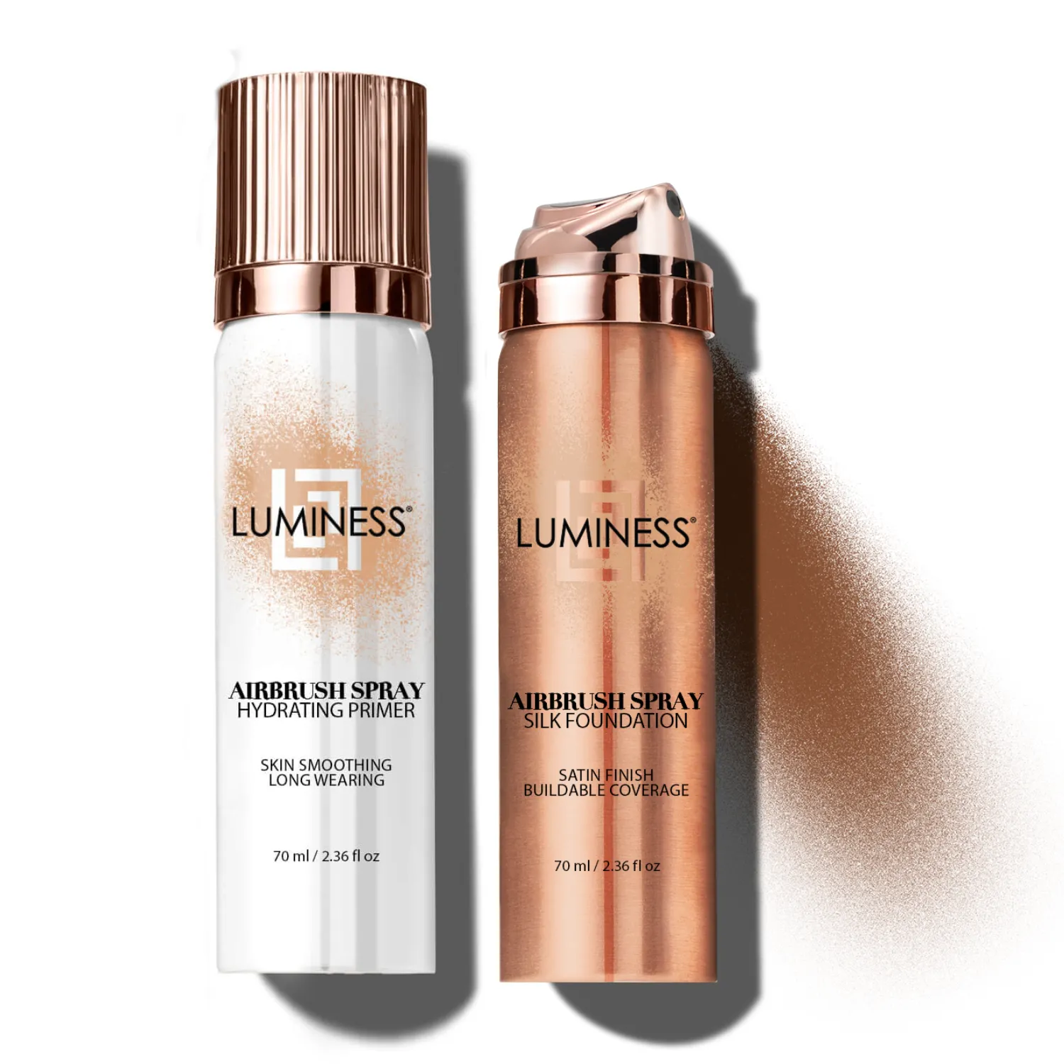 Airbrush Spray Silk Foundation & Hydrating Primer Kit