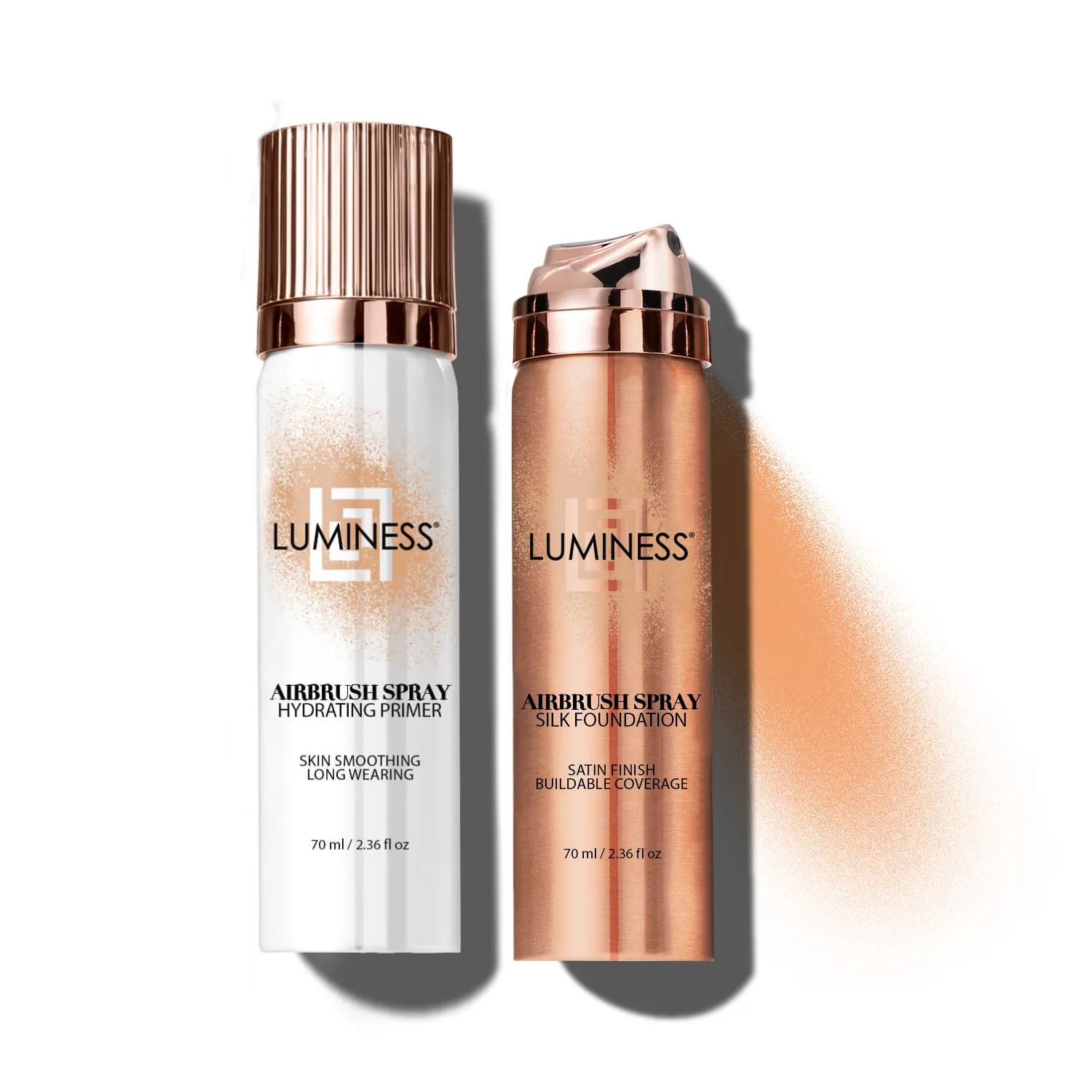 Airbrush Spray Silk Foundation & Hydrating Primer Kit
