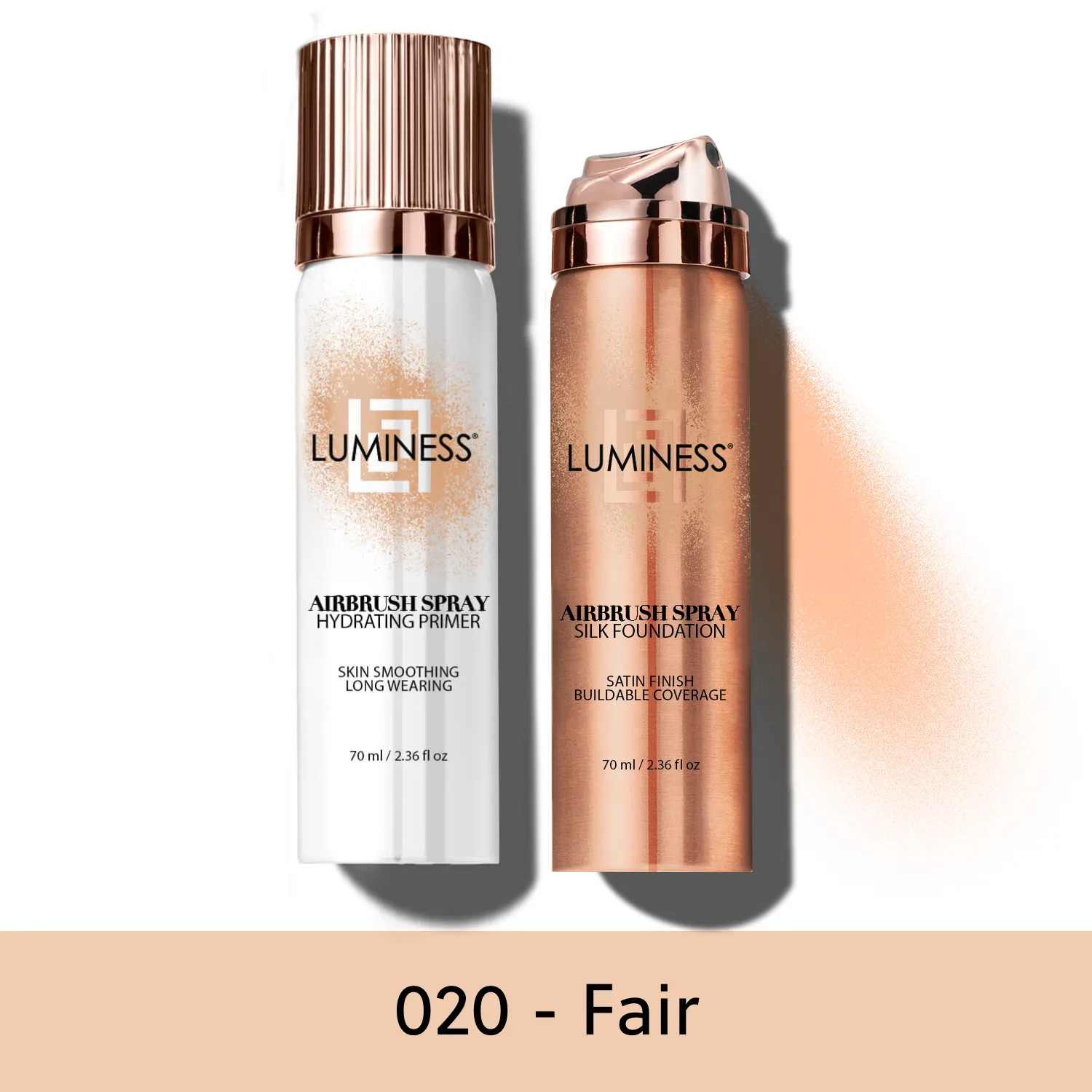 Airbrush Spray Silk Foundation & Hydrating Primer Kit