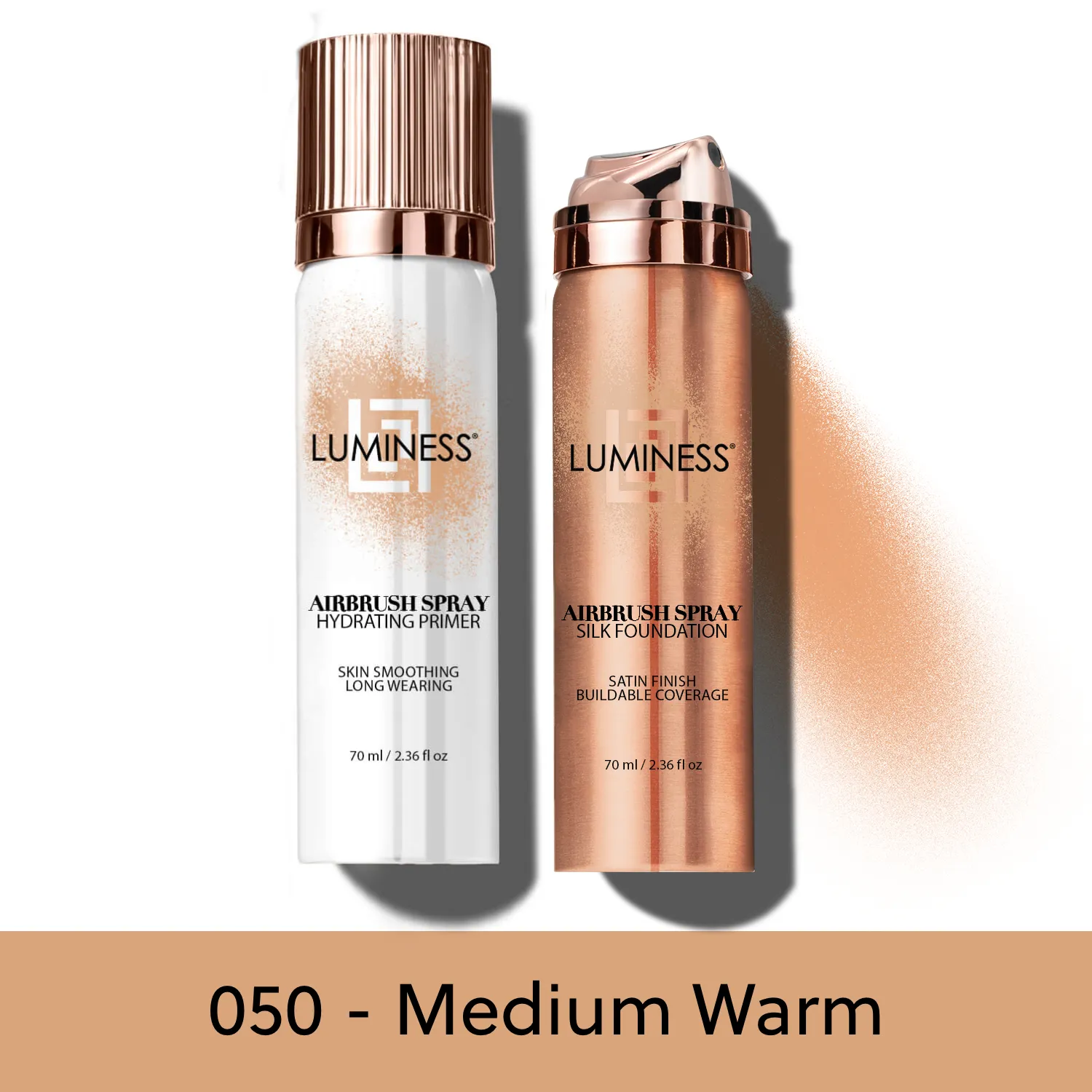 Airbrush Spray Silk Foundation & Hydrating Primer Kit