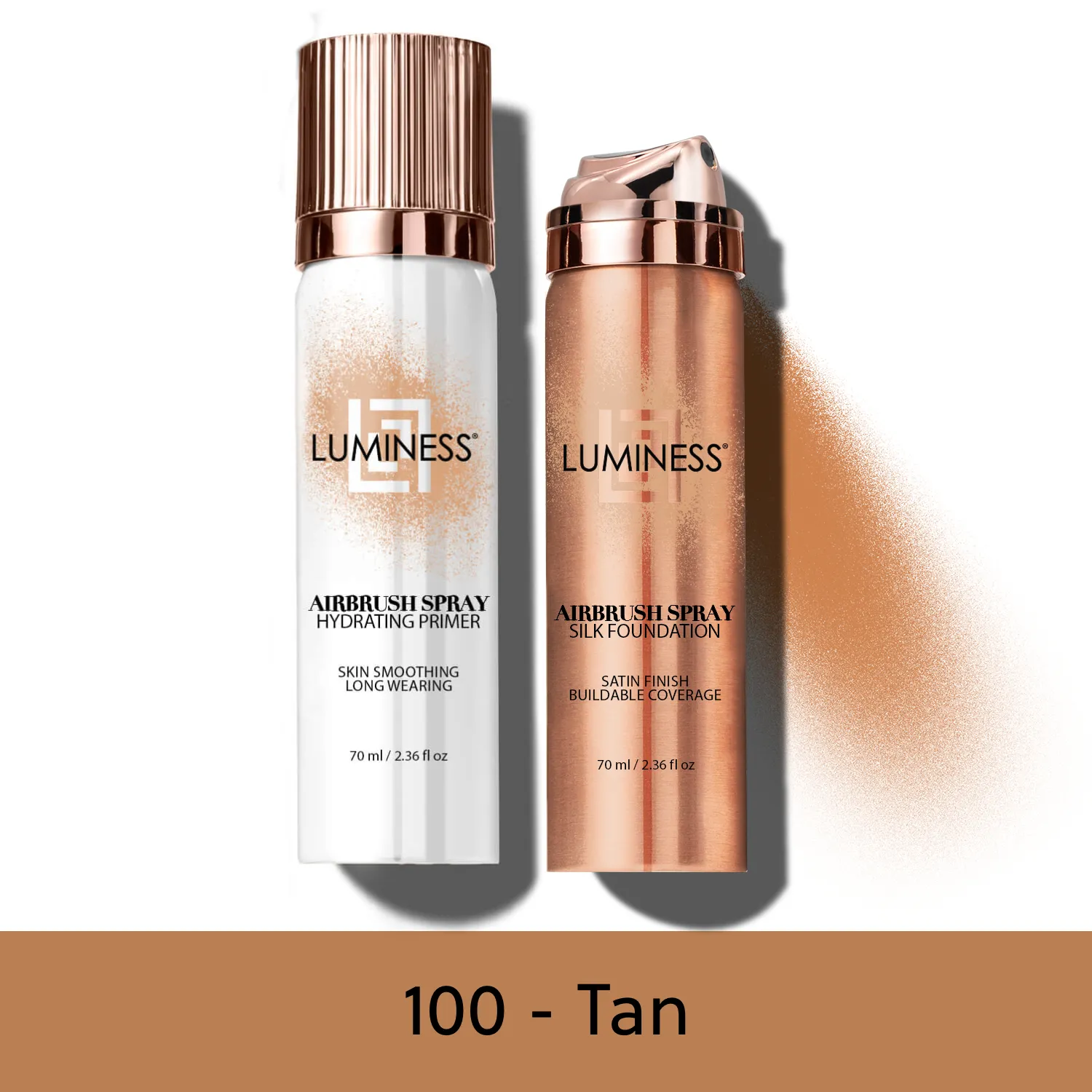 Airbrush Spray Silk Foundation & Hydrating Primer Kit
