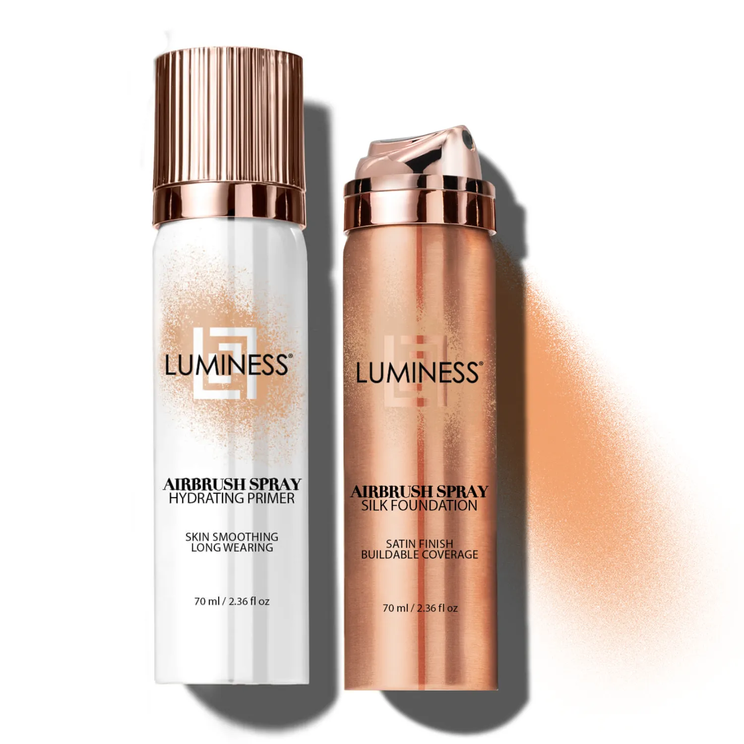 Airbrush Spray Silk Foundation & Hydrating Primer Kit