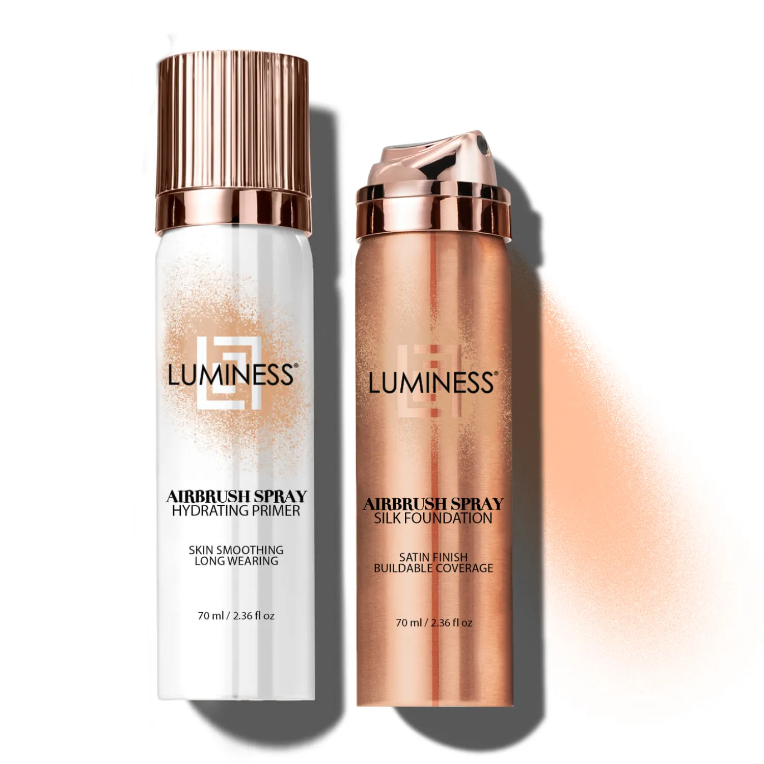 Airbrush Spray Silk Foundation & Hydrating Primer Kit