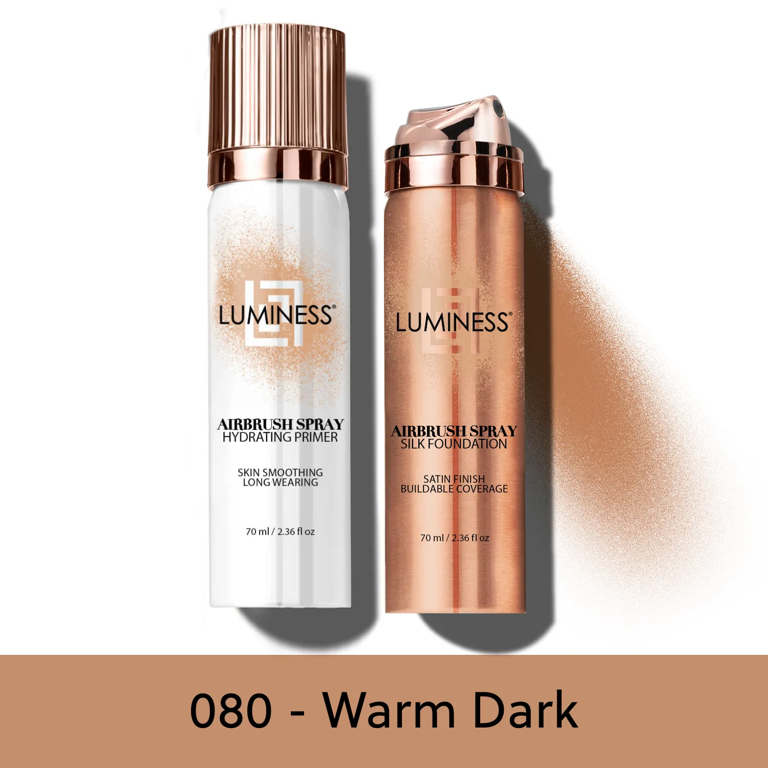 Airbrush Spray Silk Foundation & Hydrating Primer Kit