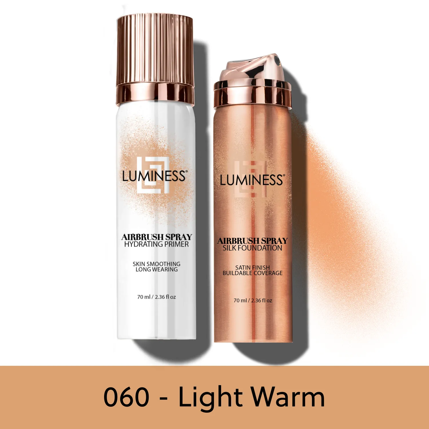Airbrush Spray Silk Foundation & Hydrating Primer Kit