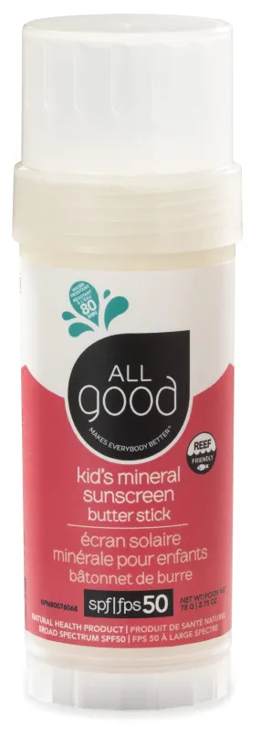 All Good - Kids Mineral Sunscreen Stick - 78g