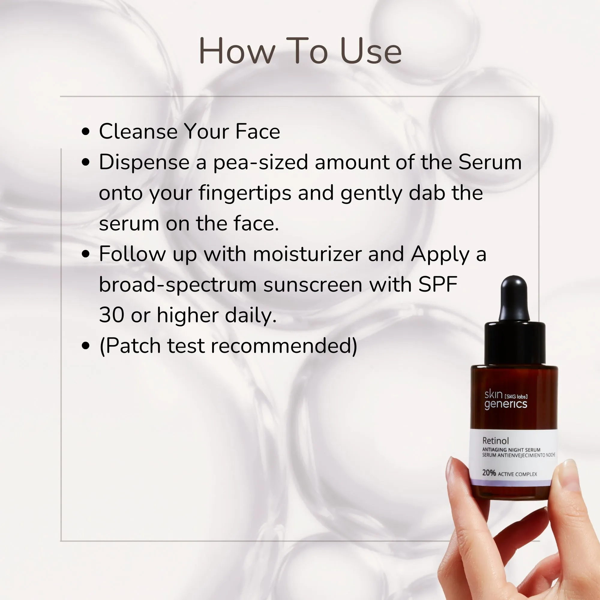Anti Aging Serum With Retinol