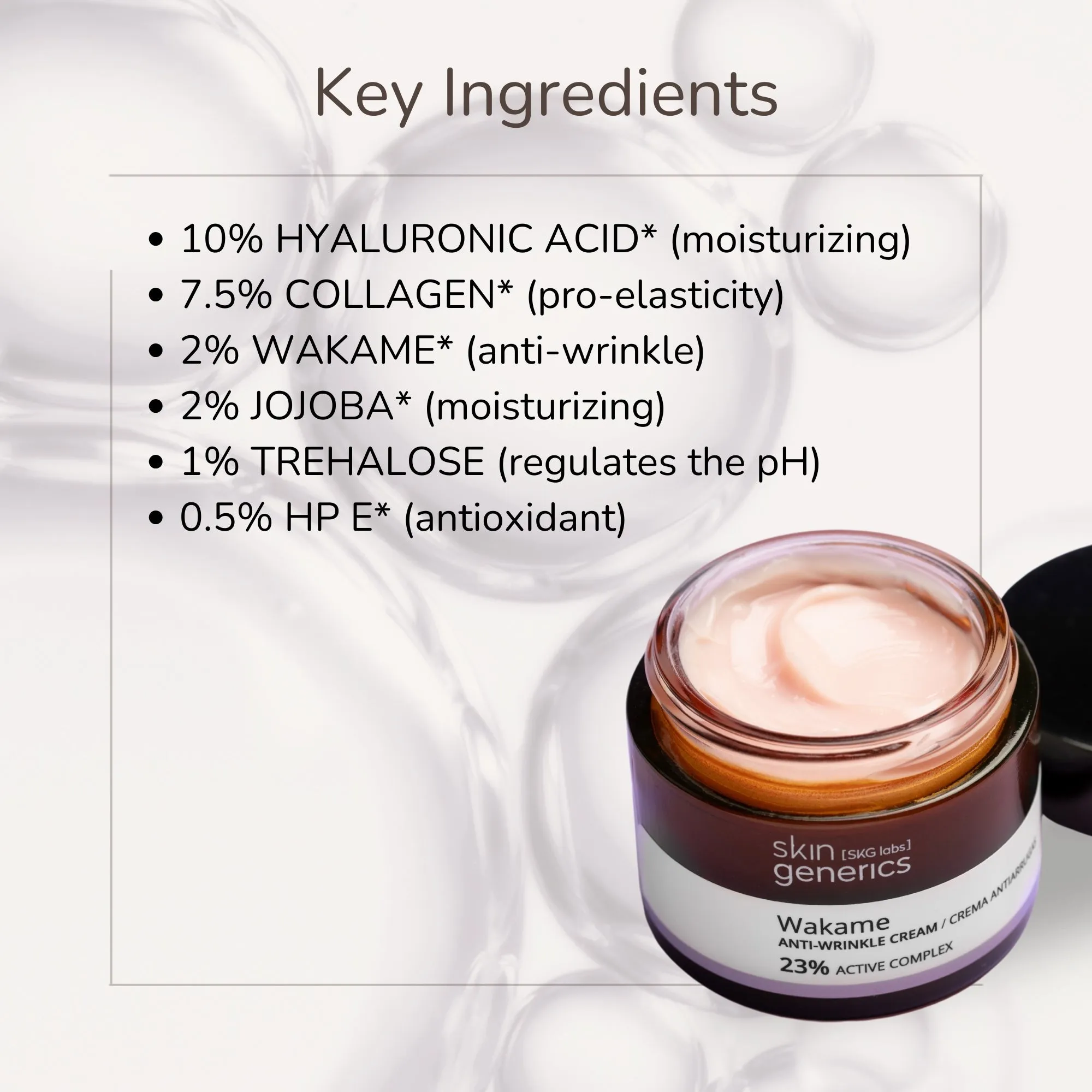 Anti Wrinkle Cream With Wakame