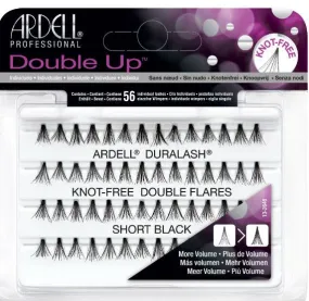 Ardell Double Up Individual Flare Lashes- Medium Black Knot Free