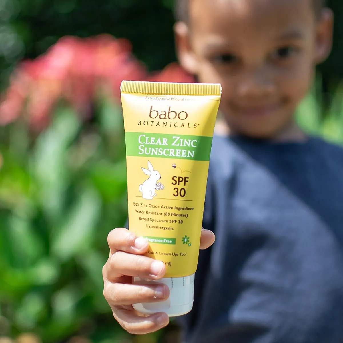 Babo Botanicals Zinc Sunscreen Lotion SPF 30 with 100% Mineral Actives, Non-Greasy, Water-Resistant, Fragrance-Free, Vegan, For Babies, Kids or Sensitive Skin, Clear, 3 Fl Oz 3 Fl Oz (Pack of 1)