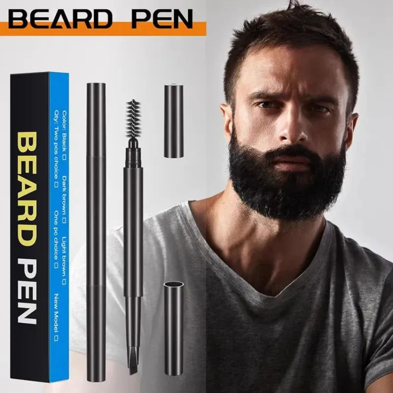 Beard Coloring Filling Mascara, Beard Pen Brush Moustache