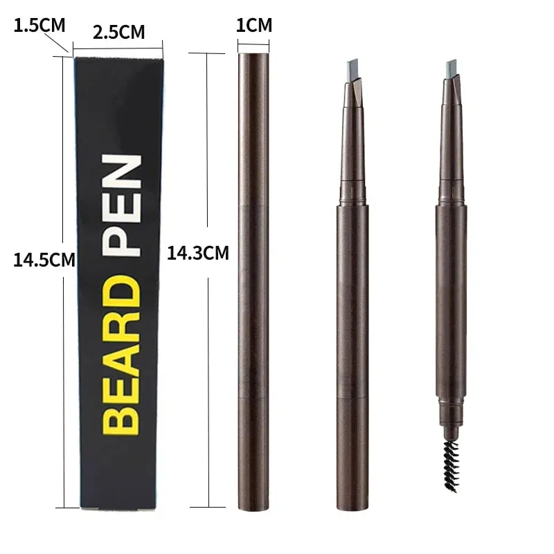 Beard Coloring Filling Mascara, Beard Pen Brush Moustache