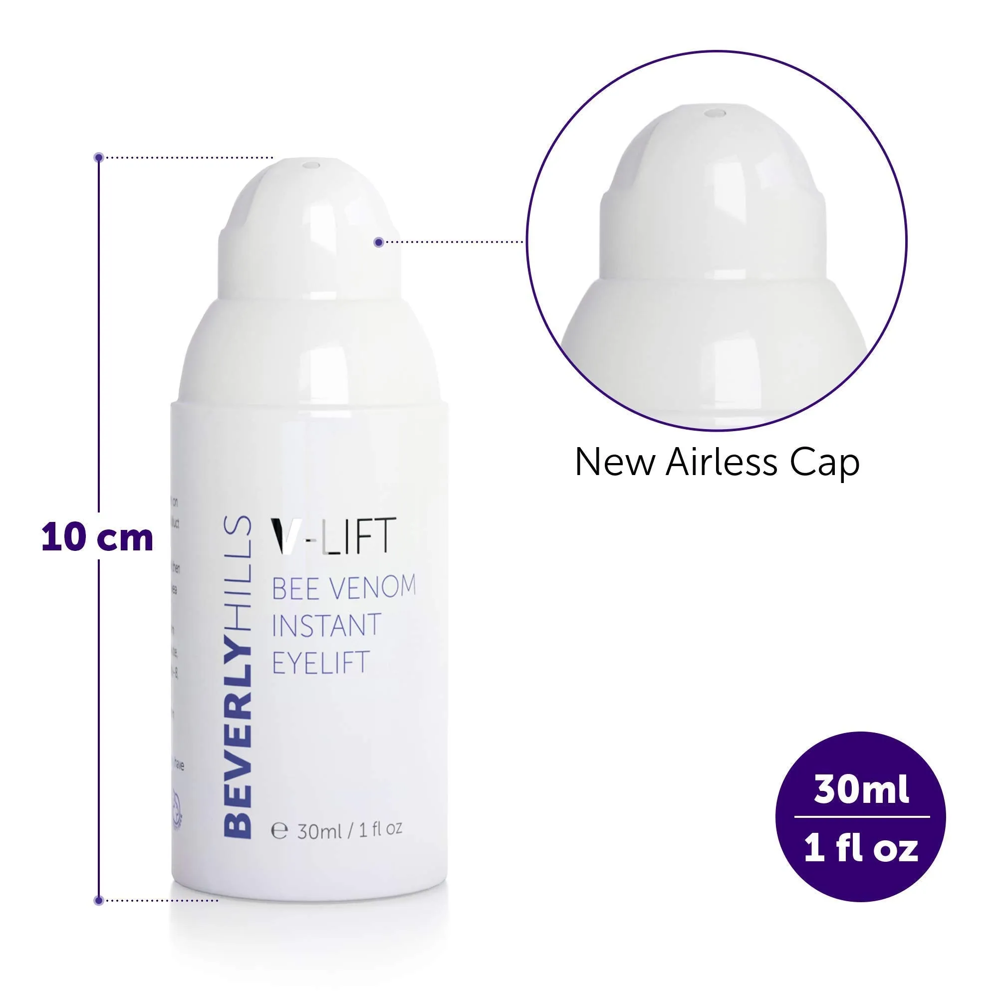 Beverly Hills V-Lift Instant Eye Lift and Eye Tuck Bee Venom Serum for Treating Puffy Eyes, Dark Circles, and Wrinkles
