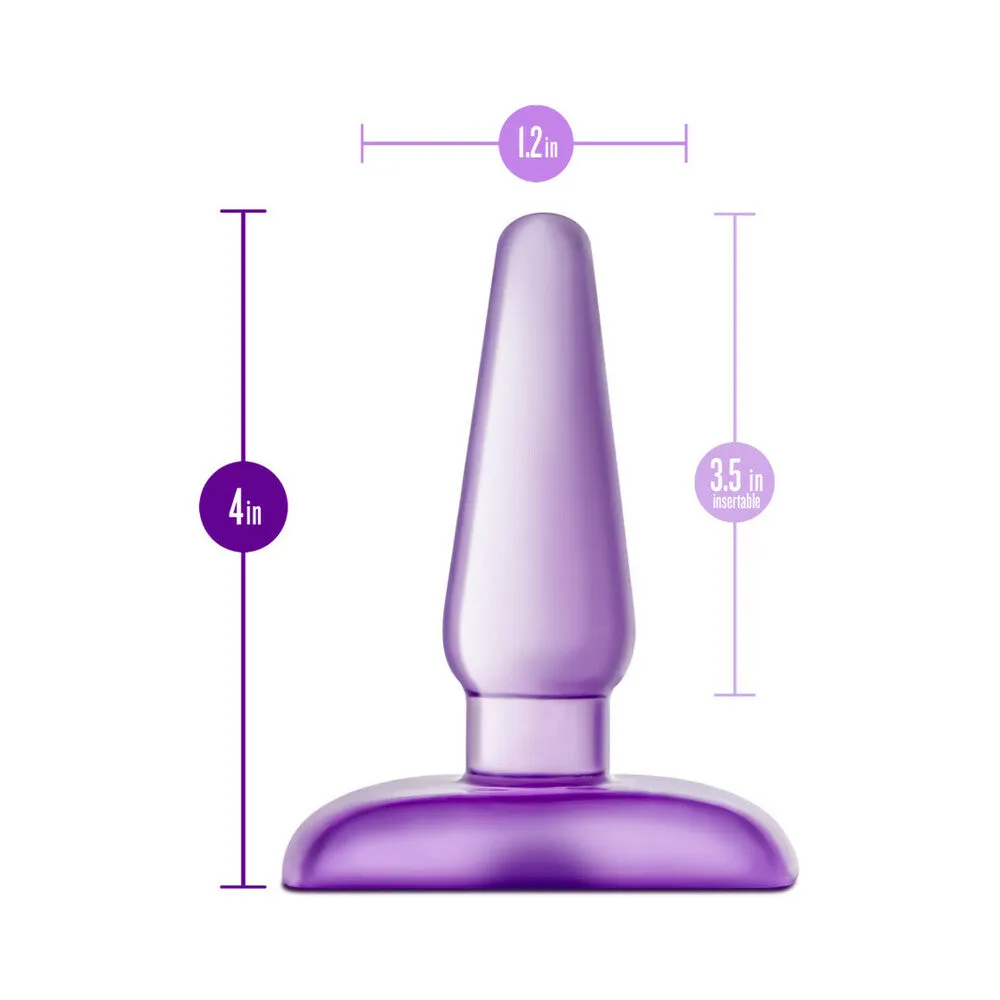 Blush B Yours Eclipse Pleaser Anal Plug Small Purple