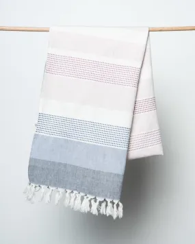 Blush Striped Beach Towel