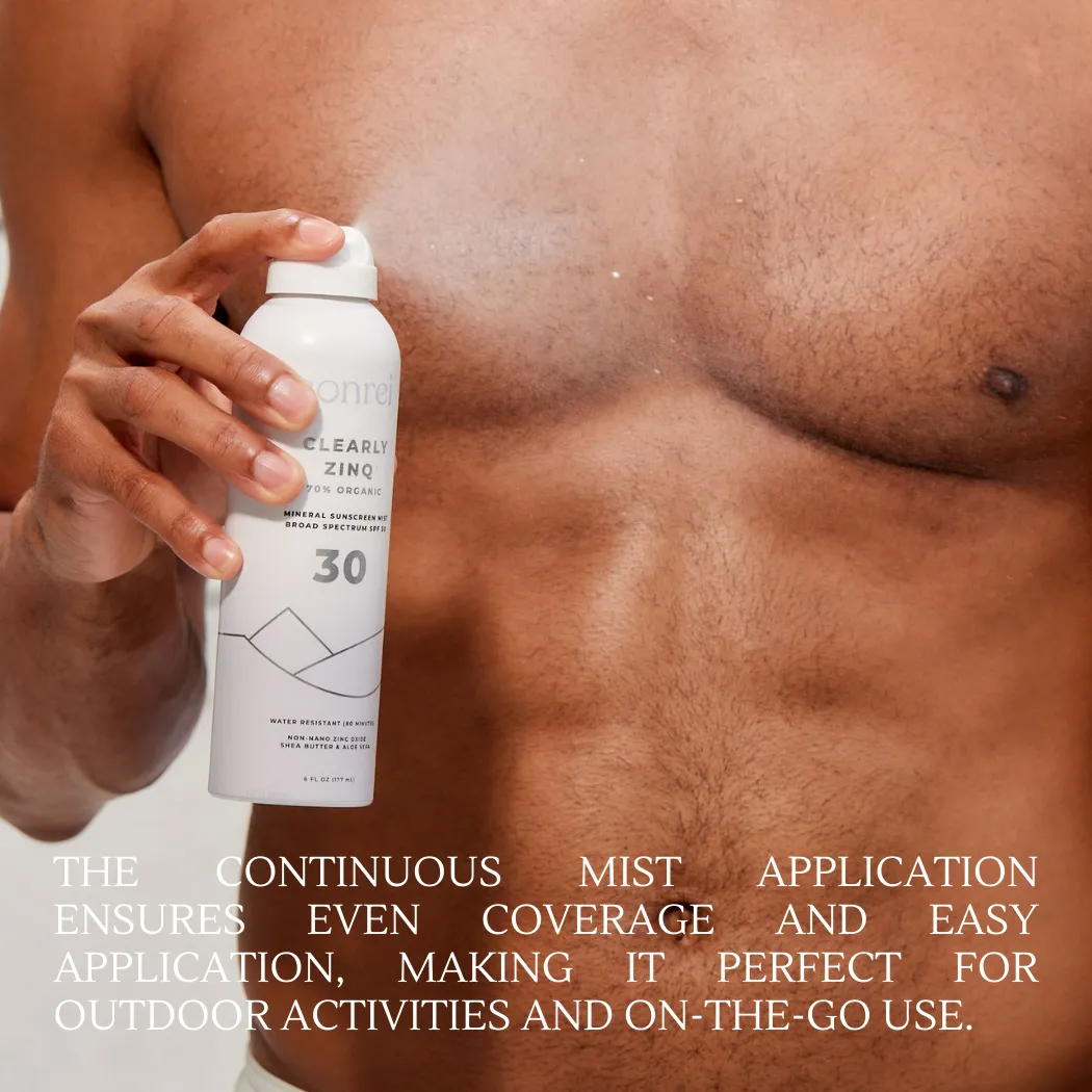 Clearly Zinq® Organic SPF 30 Mineral Body Mist Sunscreen