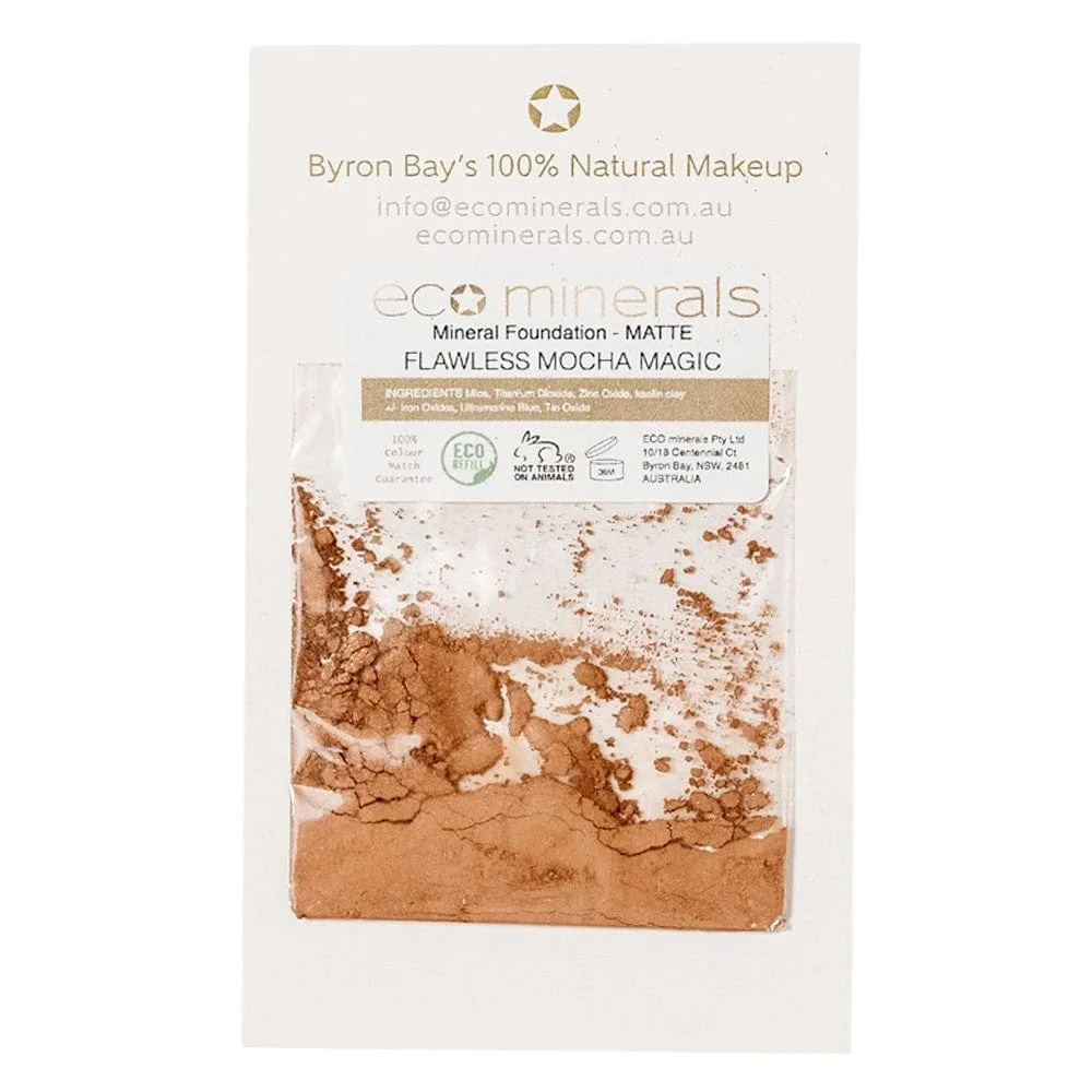 Eco Minerals Foundation REFILL Sachet 5g - Flawless Mocha Magic (Matte)