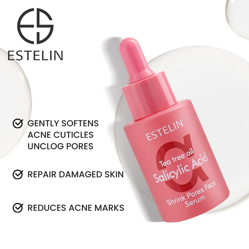 Estelin Acne Clearing Face Serum with Tea Tree Oil and Salicylic Acid