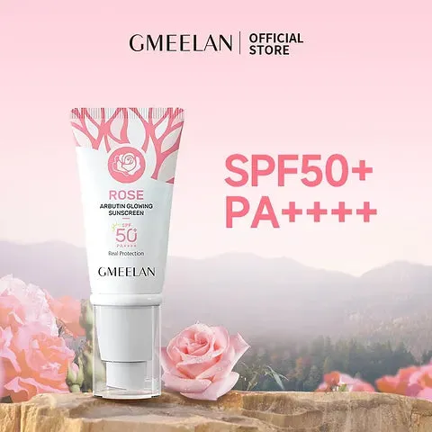 GMEELAN - ROSE Arbutin Glowing Sunscreen SPF 50 PA     30g