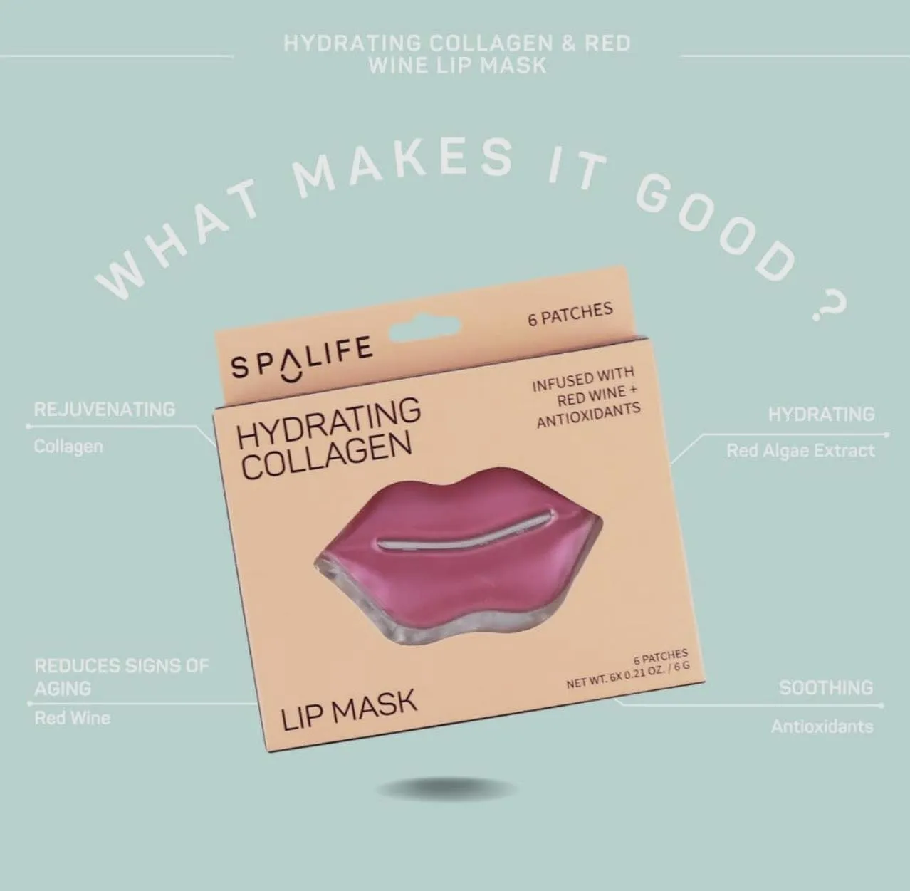 Hydrating Collagen & Red Wine Lip Mask