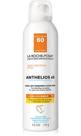 La Roche-Posay Anthelios Ultra-Light Sunscreen Spray Lotion SPF 60, 5 Fl. Oz.