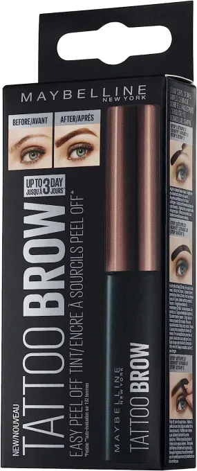 Maybelline Tattoo Brow Easy Peel Off Tint Dark Brown