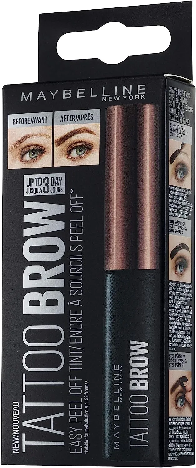 Maybelline Tattoo Brow Easy Peel Off Tint Dark Brown