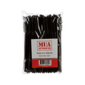 MUA Approved Disposable Large Full Head Mascara Wands 50ct.