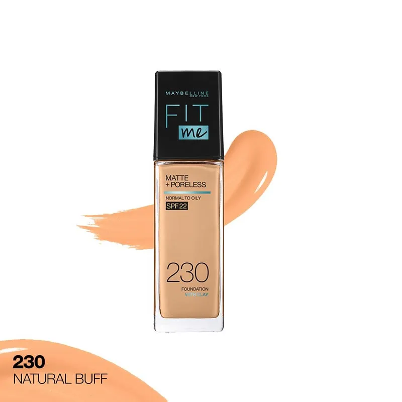 New Fit Me Matte   Poreless Liquid Foundation SPF 22