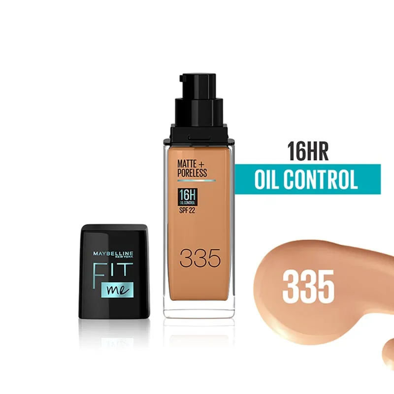 New Fit Me Matte   Poreless Liquid Foundation SPF 22