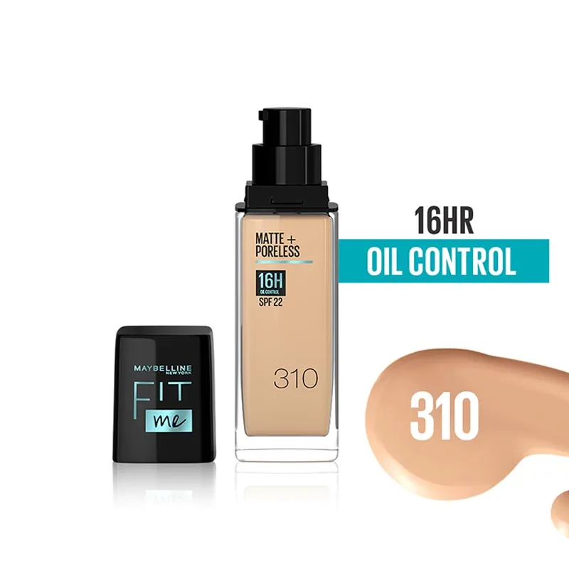 New Fit Me Matte   Poreless Liquid Foundation SPF 22