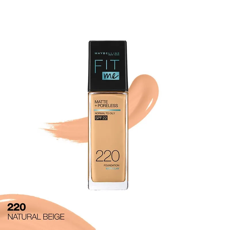 New Fit Me Matte   Poreless Liquid Foundation SPF 22