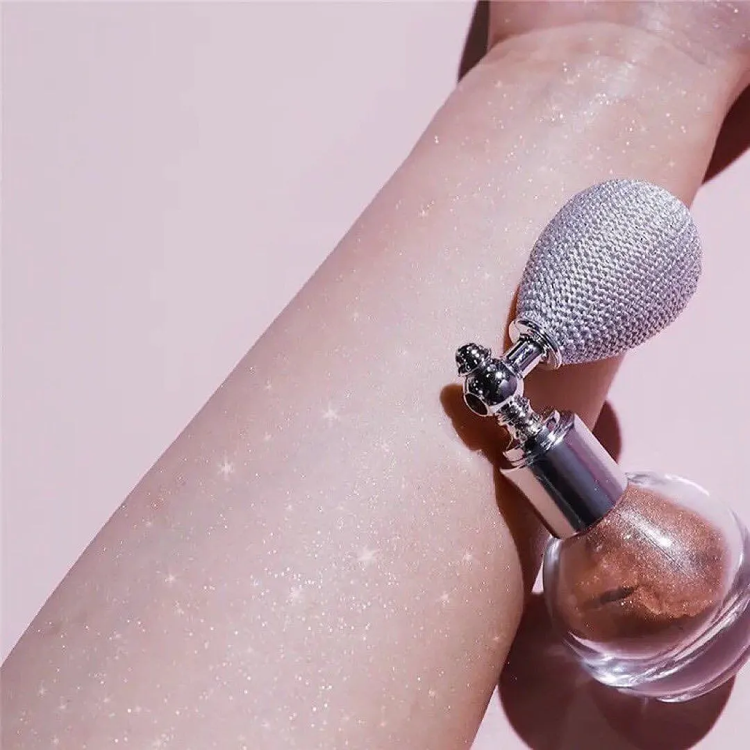 Sparkle Glitter Highlighter Powder Spray High Glitter Powder Spray Shimmer Powder