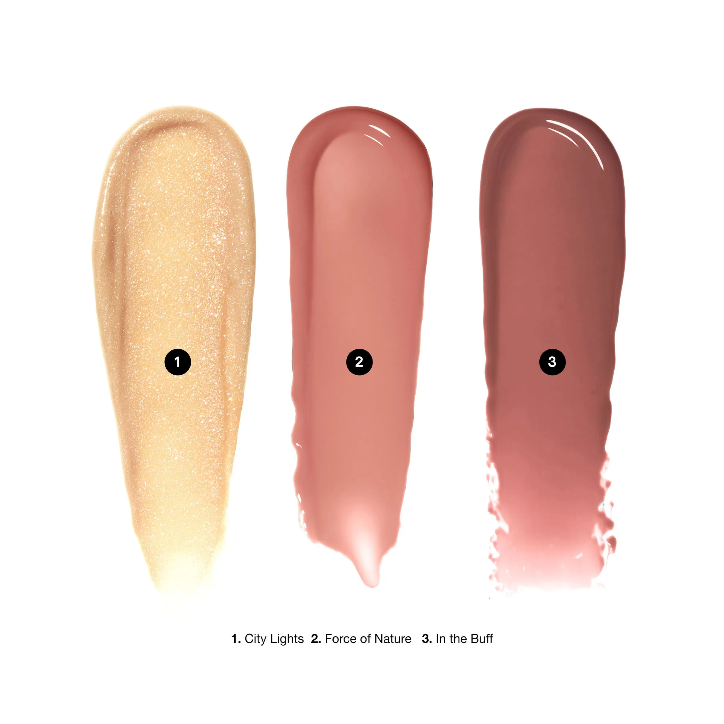 Swipe & Shine Crushed Oil Infused Gloss Trio Nude (Limited Edition)