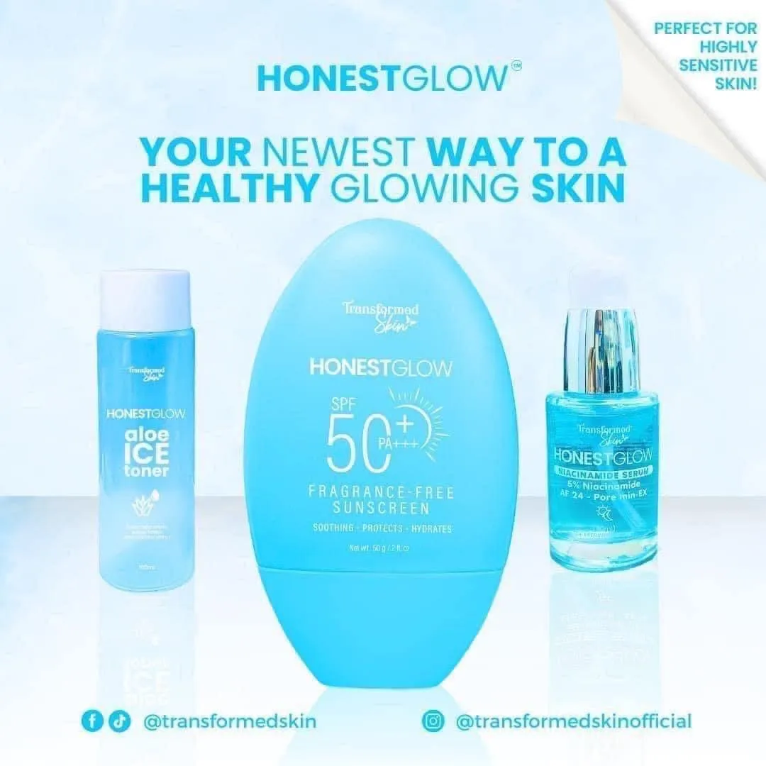 Transformed Skin - Honest Glow - Aloe Ice Toner 60 ML