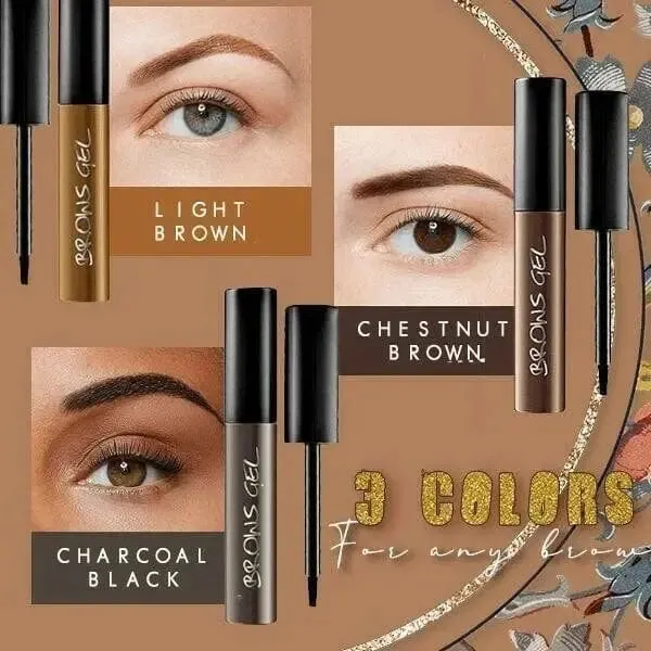 Waterproof eyebrow gel